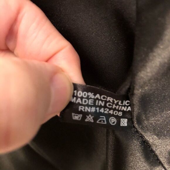 Cara of New York Faux Fur Shearling Vest Size M-L Black - Picture 4 of 6